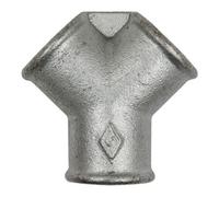RIEGLER Riegler Té en Y 220, FI/FI/FI, Rp 1/2, fonte malléable noire galvanisée à chaud Quantité:1