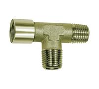 RIEGLER Riegler Té, ext./ext./int., G/R 1/8, SW 10, laiton nickelé Quantité:1