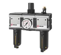 RIEGLER Riegler Unité de maintenance 3 pcs « multifix » avec réservoir métal, BG 4, G 3/4 Quantité:1