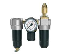 RIEGLER Riegler Unité de maintenance 3 pcs « Standard-mini » avec réservoir métal, G 1/8 Quantité:1