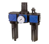 RIEGLER Riegler Unité d'entretien 3 pcs «variobloc», réservoir métal, BG 1, G 3/8 Quantité:1
