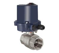 RIEGLER Riegler Vanne à boisseau sphérique 2 voies en laiton, actionneur électrique, 230 V AC, 50 Hz, Rp 2 Quantité:1