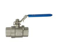 RIEGLER Riegler Vanne à boisseau sphérique en acier inoxydable, 2 pièces, longueur selon DIN 3202-M3, G 1 1/4 Quantité:1