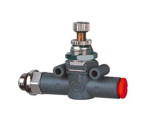 RIEGLER Riegler vanne d'étranglement double face, filetage-tuyau, M5, Ø tuyau 4 Quantité:1