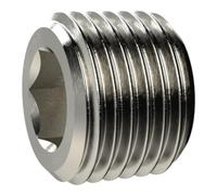 RIEGLER Riegler Vis de fermeture, empreinte six pans creux, sans collerette, R 3/4, MS vern. Quantité:1