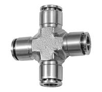 RIEGLER Riegler X-Connecteur, pour tuyau Ø ext. 4, acier inoxydable 1.4404 Quantité:1