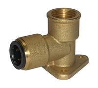 RIEGLER Support mural RIEGLER en laiton 3/4 BSP pour tube diamètre extérieur 22 mm Quantité:1