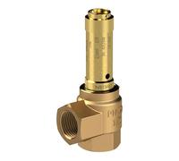 Riegler - Valve de sécurité de l'angle par un/2, ajustement Barre de 6,5 G1 pression de vapeur saturé Ri 222.03 - 6,5