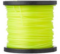 Riegolux 107642 Fil de débroussailleuse en Nylon Rond, Jaune, 2,4 mm x 100 m