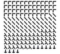Riegopro Lot de 50 raccords pour tuyau d'arrosage goutte à goutte 16 mm + 50 coudes + 50 Te + 10 bouchons Noir