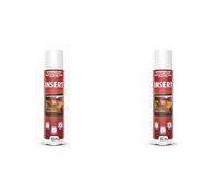 RIEM - Insert 400 ml - Spray Nettoyant pour Vitres de Poêles de Chauffage et Inserts de Cheminée - Nettoie - Dissout Rapidement les Traces de Goudron, Suie et Graisse - Ne Coule pas (Lot de 2)