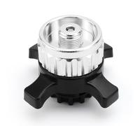 Rierousy Adaptateur de cartouches de valve pour cartouches de gaz butane et propane avec filetage EN 417, réchaud de camping, raccord de gaz pour réchaud de camping et d'extérieur