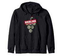 Riesling Vine Vintage Wine Drinker Vintner Wine Design Sweat à Capuche