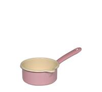 Riess, 0035-006 Casserole avec grand bec verseur 12 Classic - Bunt/Pastell, couleur rose, diamètre 12 cm, hauteur 11,4 cm, contenance 0,5 l, pot à lait
