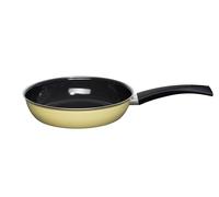 Riess, 0042-002, Poêle émaillée Ø 24cm, LEMON, Vol. (rec.): 1,5 Litres, Made in Autriche, LBH: 43,4x25,3x7,2Centimètres, 1,235Kilogrammes, poêle à frire, Émaillée, Résistant à la rayure