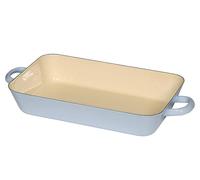 Riess, 0046-006, Poêle 33/20, CLASSIC- PASTELL, bleu clair pastel, 33 x 20 cm, hauteur 6 cm, émail, induction
