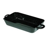 Riess, 0046-022 Poêle à Frire Classique 33/20 cm Dimensions 33 x 20 cm Hauteur 6 cm Capacité 2 l Émail Noir 0,89 kg 40,5 x 20,6 x 6 cm Induction