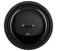 Riess Classic Zwerge Ø24cm couvercle en émail noir : élégance et praticité