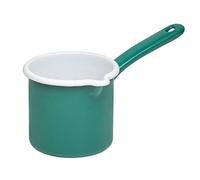 Riess Pot à bec avec manche en émail 12 cm Nature green