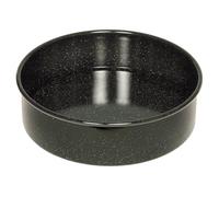 Riess, 0498-022, Moule à gâteau 28, CLASSIC - MOULES À PÂTISSERIE, diamètre 28 cm, hauteur 8,0 cm, émail, noir, fond amovible, induction