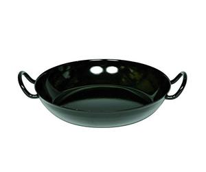 Riess, 0603-022, Schlemmererer30, Classic - Noir, diamètre 30 cm, hauteur 7,9 cm, émail, noir, poêle à frire, plaque gourmande, induction