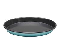 Riess, 0648-016, Moule à cuire et à servir Ø 28cm, KRISTALLBLAU, Vol. (rec.): 1,2 Litres, Made in Autriche, LBH: 28,1x28,1x3,4Centimètres, 0,567Kilogrammes, Couvercle, À induction, Sans odeur