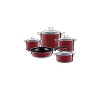 Riess Set de casseroles 5 pièces Rosso émail