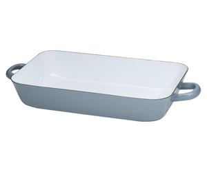 Riess Bratpfanne 33x20cm Pure Grey Emaille
