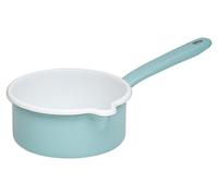 Riess Casserole à long bec verseur ⌀14cm 0,75L Nature Green Light émail