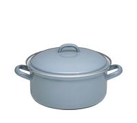 Riess Casserole avec couvercle Ø22cm 3L Pure Grey émail