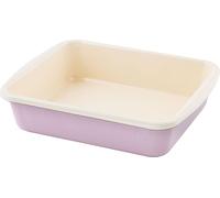Riess Classic Pastell Moule à mini-four rose émaillé 24,8x20,0x5,5 cm