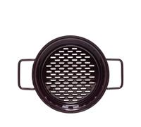Riess Cuiseur vapeur/insert vapeur/steamer pour Aromapot Ø20 Dark Aubergine Emaille