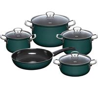 Riess Emaille Kochtoopf Set TEAL