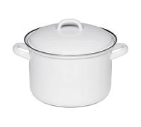 RIESS marmite, cocotte et marmite avec couvercle, blanc au choix, différents diamètres, 3,5 l