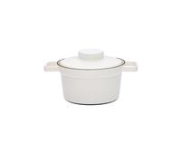 RIESS Marmite en émail avec couvercle Aromapot - Truehomeware 20cm 1,75l blanc