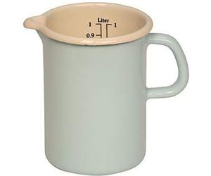 RIESS Messbecher emailliert 1 l türkis/bunt 121152 9003064062459