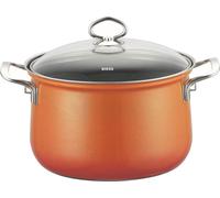 Riess Mijoteuse haute avec couvercle en verre Ø20cm 3,5 litres émail Nouvelle Corall