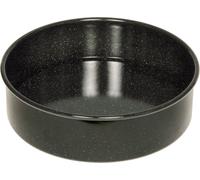 Riess Moule à tarte Ø24cm avec fond élévateur Noir Émail