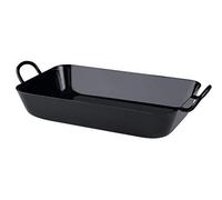 Riess Oma's poêle à frire 37/22cm moule à pâtisserie émaillé noir