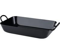 Riess Oma's poêle à frire 37/22cm moule à pâtisserie émaillé noir