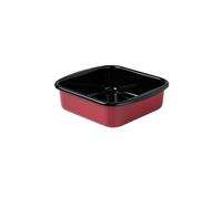 RIESS Plat à rôtir Mini 22x22cm Couleur Rouge rouge foncé