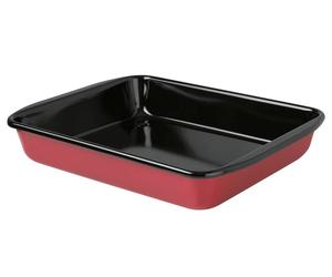 Riess Poêle à frire 33x42x7cm Color Rouge Émail