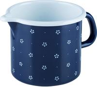 Riess Pot à bec Ø12cm 1L Bleu fleur émaillé