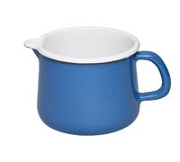 Riess Pot à bec Ø12cm 1L Nature Blue Dark Émail