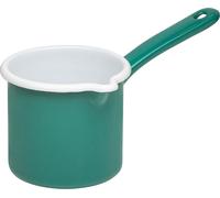 Riess Pot à bec avec manche en émail 12 cm Nature green