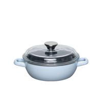 Riess Sauteuse avec couvercle en verre 20cm, haute SKY BLUE