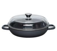 Riess Sauteuse avec couvercle en verre 28cm DARK GREY