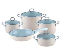 Riess Set de casseroles 5 pièces Avorio émail