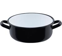 Riess Zwerge Casserole avec rebord Ø16cm 1L Géants et nains émail