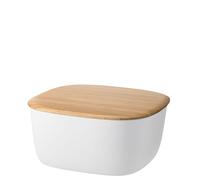 RIG-TIG BOX-IT Boîte à Pain, Robuste PBT, Jehs & Laub - Garde le Pain Frais - Couvercle Bambou & Planche à Découper - Style Irrésistible Cuisine
